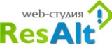 Логотип ResAlt! Web-студия Разработки веб-сайтов, дизайн, реклама